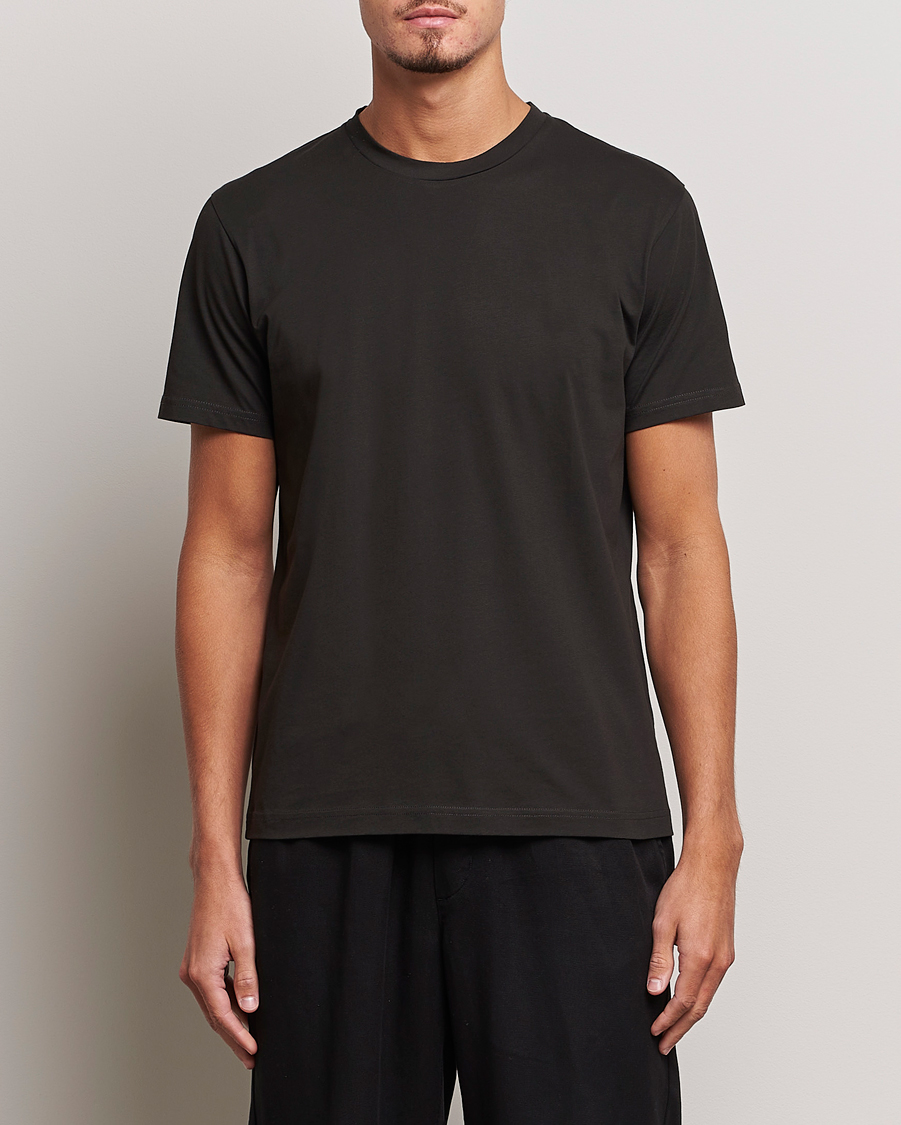 Herr | T-Shirts | Sunspel | Riviera Midweight T-Shirt Coffee