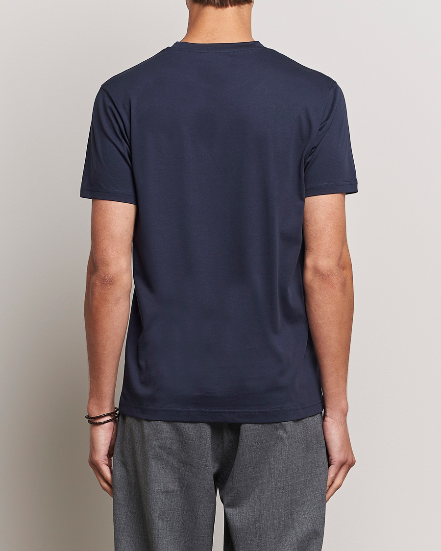 Herr | T-Shirts | Sunspel | Riviera Midweight T-Shirt Navy