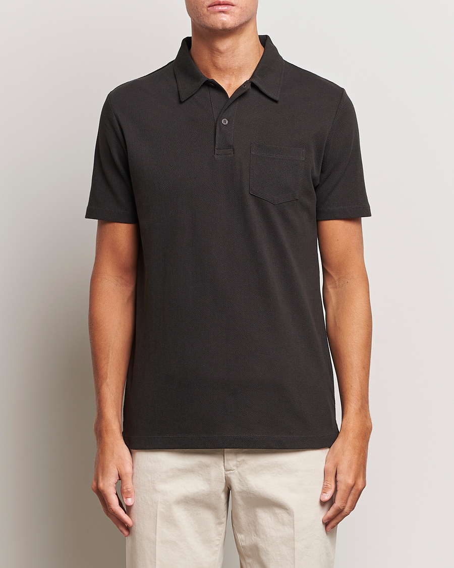 Herr | Pikéer | Sunspel | Riviera Polo Shirt Coffe