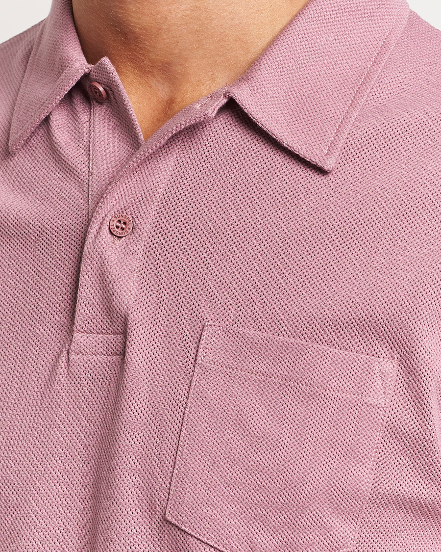 Herr | Pikéer | Sunspel | Riviera Polo Shirt Vintage Pink