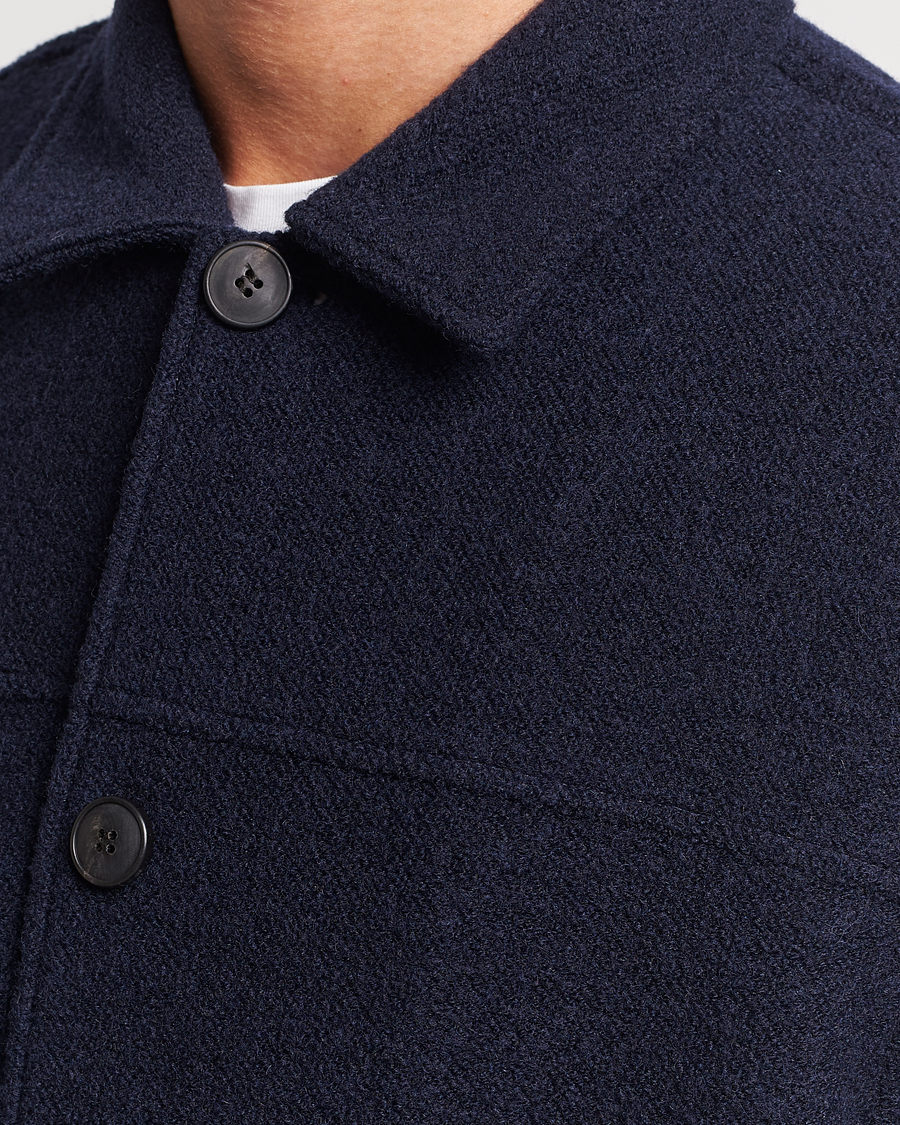Herr | Jackor | Sunspel | Double Faced Chore Jacket Navy