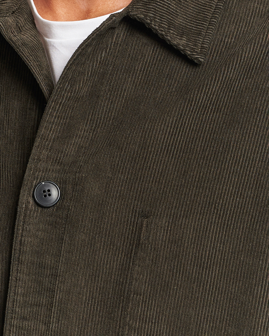 Herr | Kavajer | Sunspel | Cord Twin Pocket Jacket Coffee