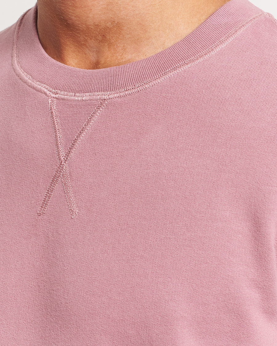 Herr | Tröjor | Sunspel | Loopback Sweatshirt Vintage Pink