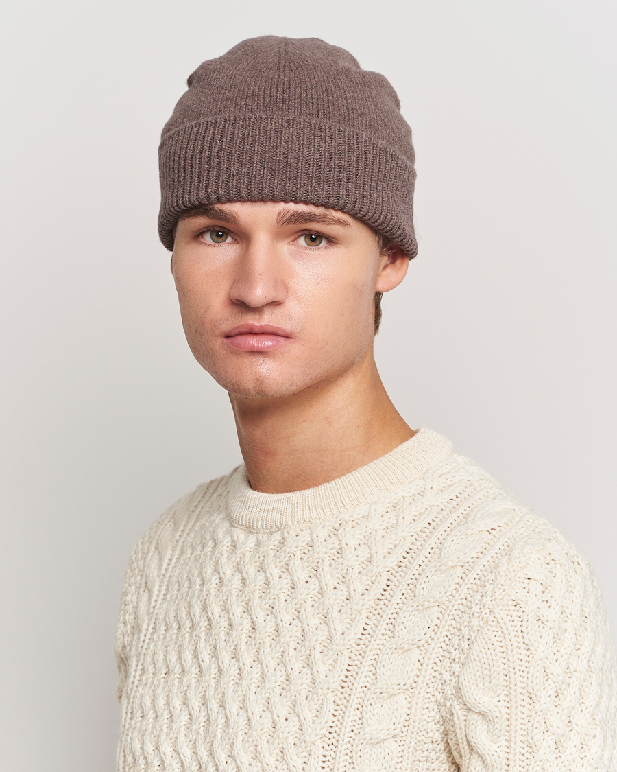 Herr | Sunspel Lambswool Hat Cedar | Sunspel | Lambswool Hat Cedar