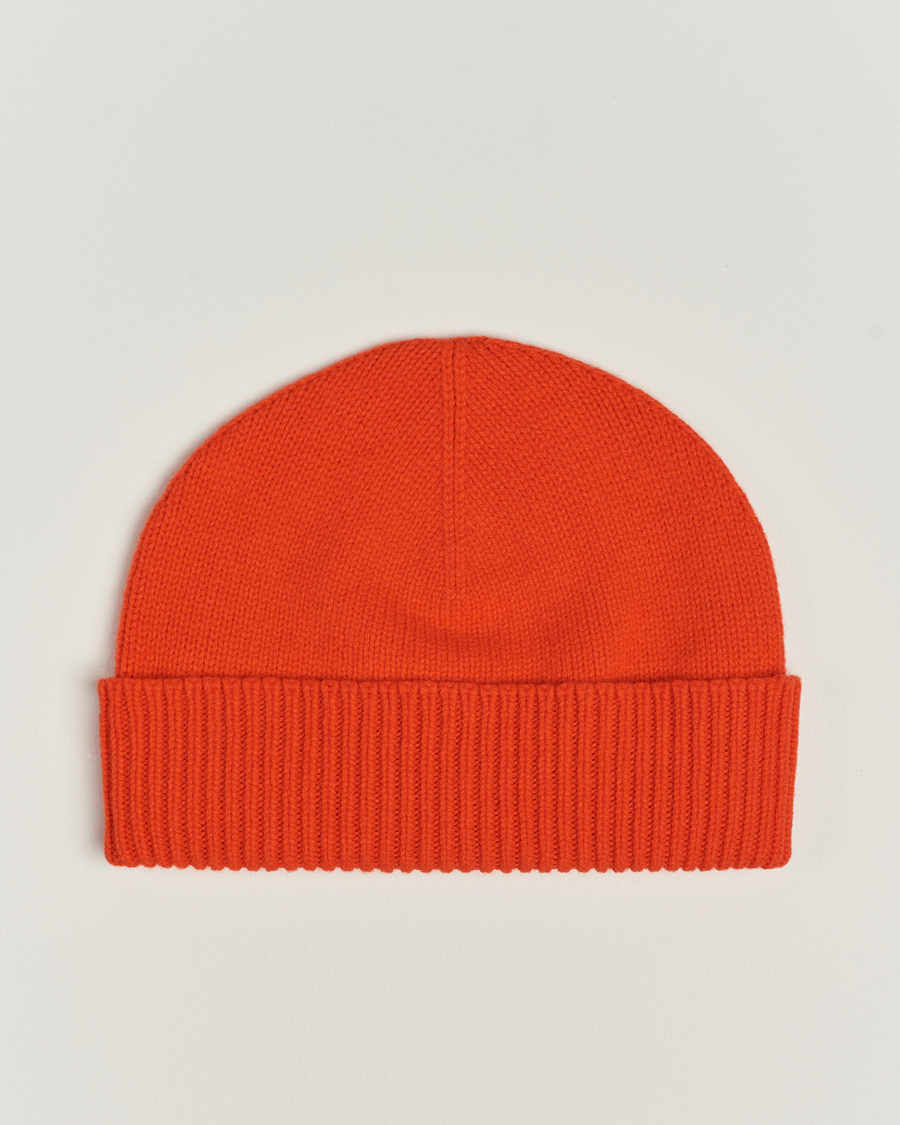 Herr | Sunspel Lambswool Hat Magma | Sunspel | Lambswool Hat Magma