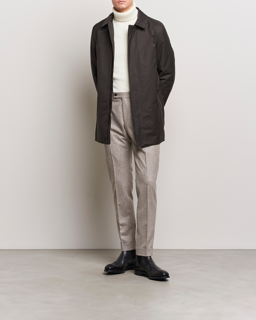 Herr | Jackor | UBR | Regulator Coat Savile Dark Brown Wool