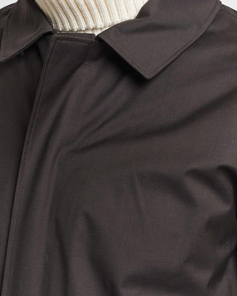 Herr | Jackor | UBR | Regulator Coat Savile Dark Brown Wool