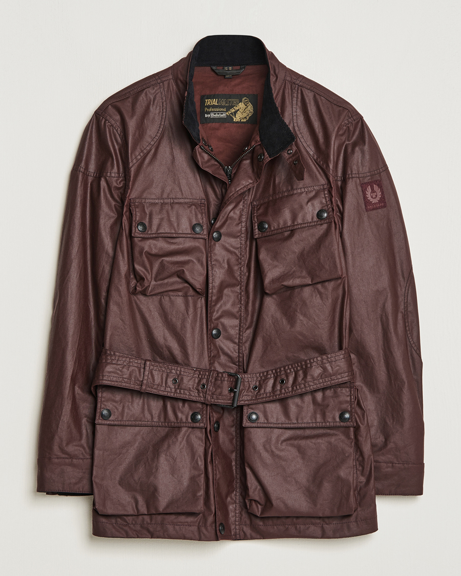 Herr | Jackor | Belstaff | Trialmaster Waxed Mc Jacket Redwood