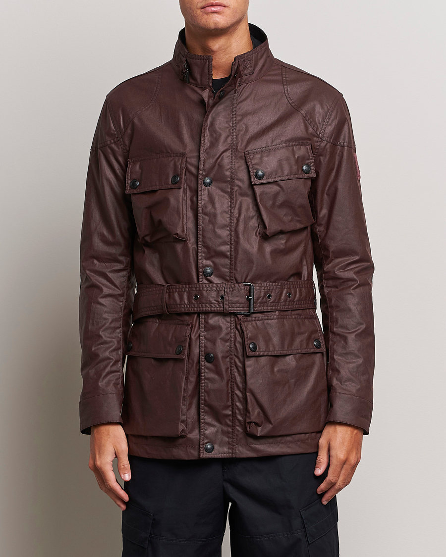 Herr | Jackor | Belstaff | Trialmaster Waxed Mc Jacket Redwood