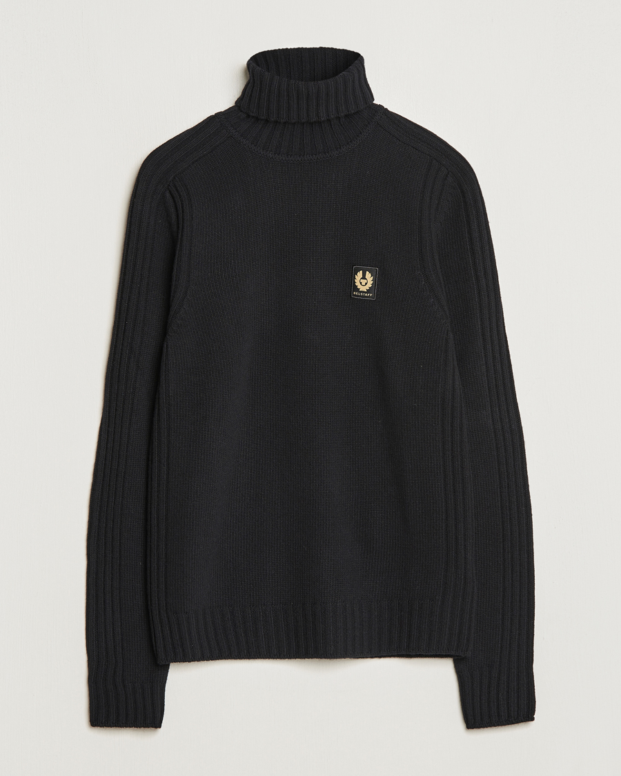 Herr | Tröjor | Belstaff | Watch Wool Rollneck Black