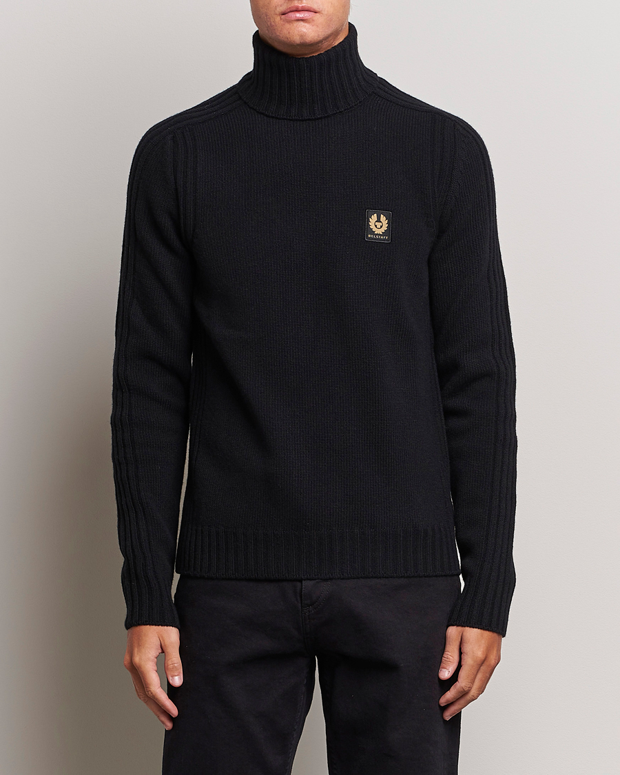 Herr | Tröjor | Belstaff | Watch Wool Rollneck Black