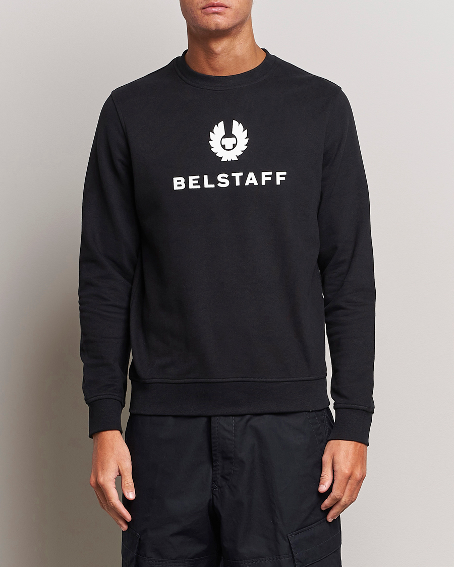 Herr | Tröjor | Belstaff | Signature Crewneck Black