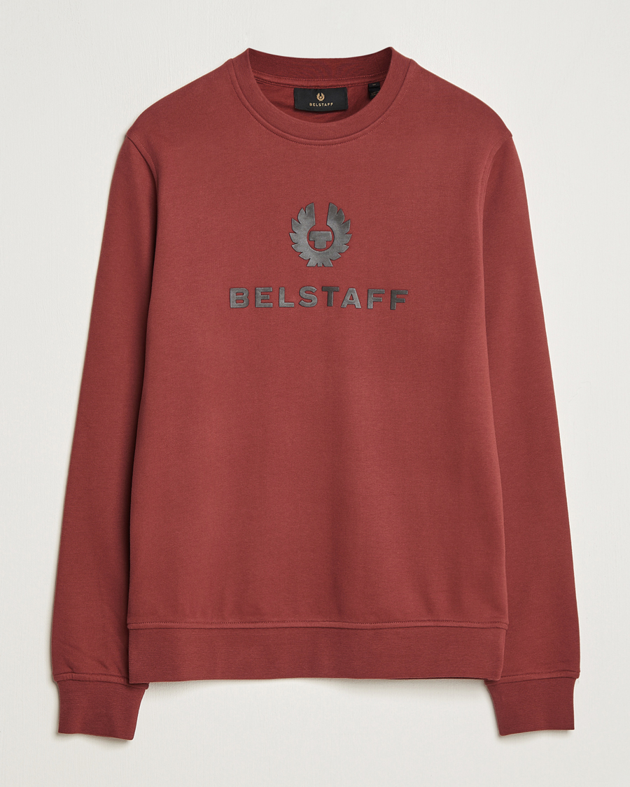 Herr | Tröjor | Belstaff | Signature Crewneck Lava Red