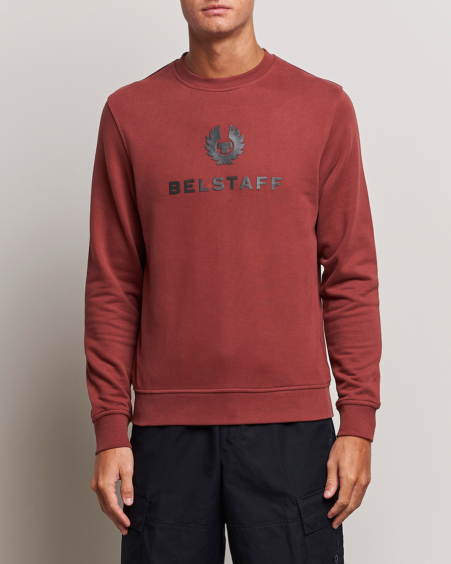 Herr |  | Belstaff | Signature Crewneck Lava Red