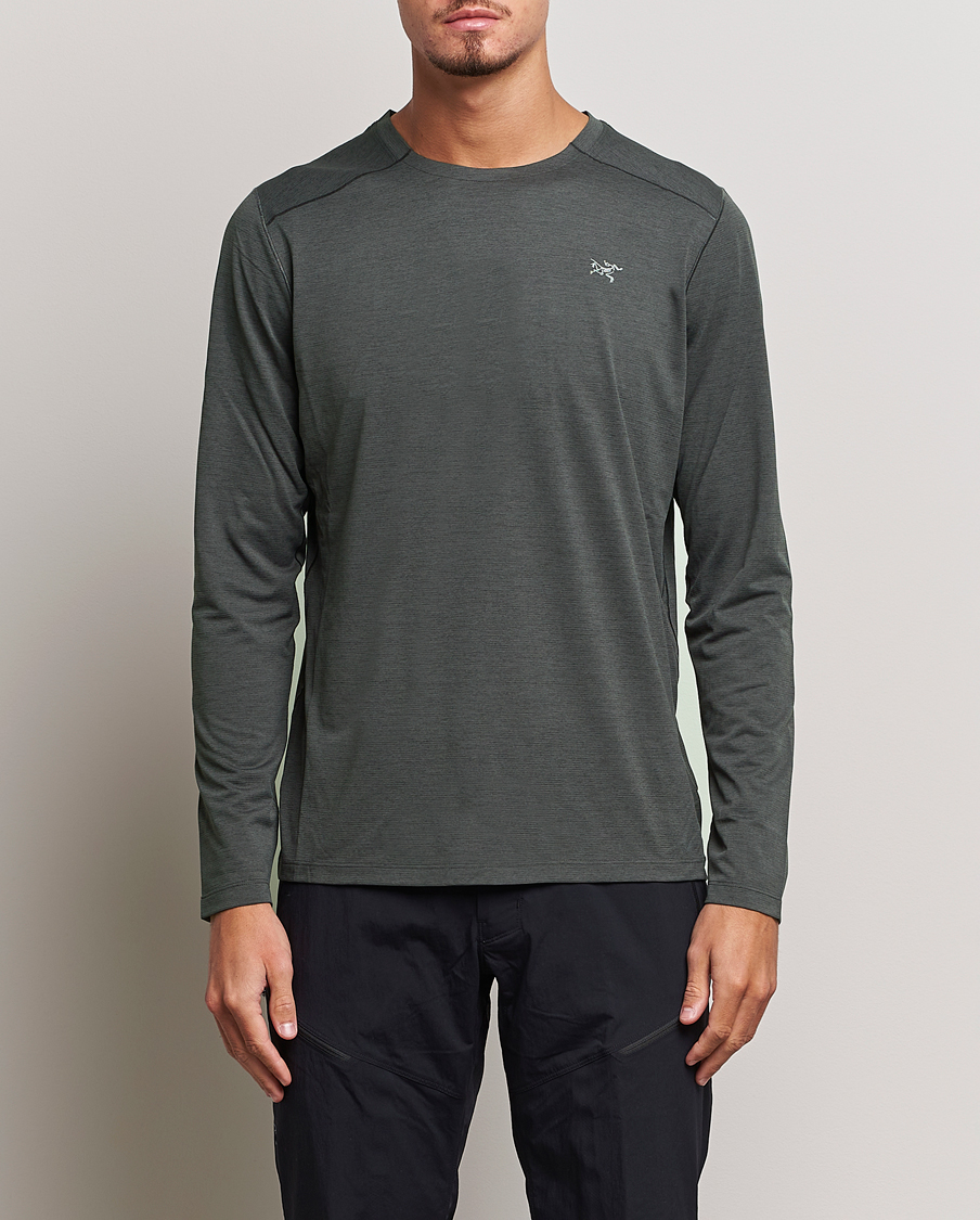 Herr | Arc'teryx | Arc'teryx | Cormac Long Sleeve T-Shirt Black Heather