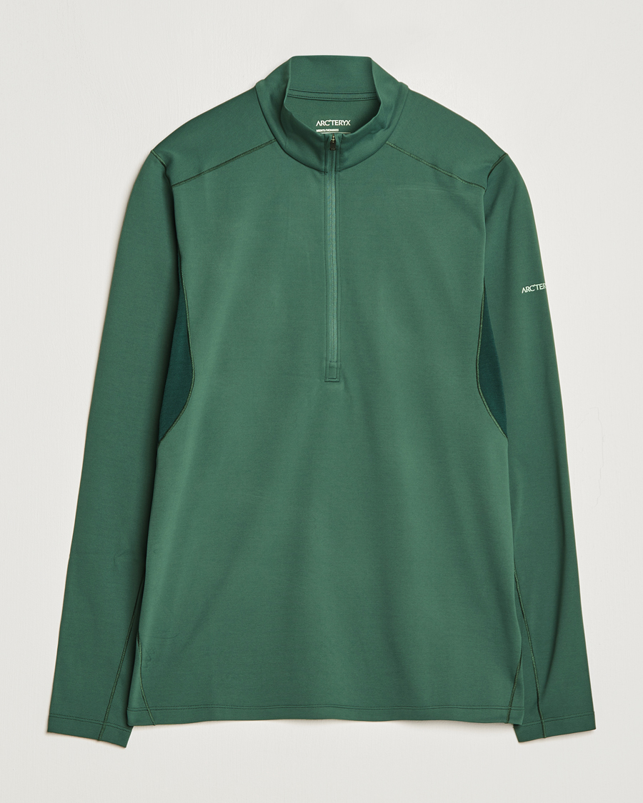 Herr | Tröjor | Arc'teryx | Rho Hybrid Half-Zip Boxcar Green