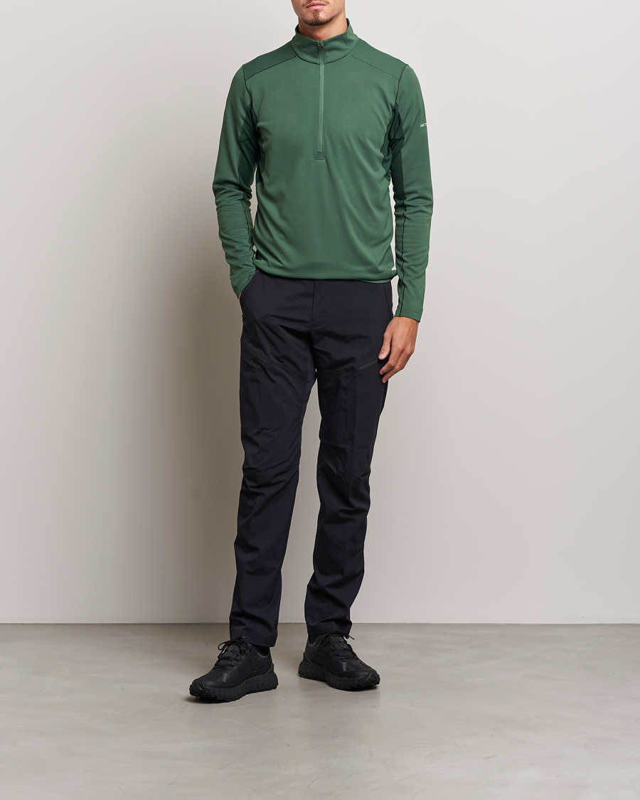 Herr | Tröjor | Arc'teryx | Rho Hybrid Half-Zip Boxcar Green