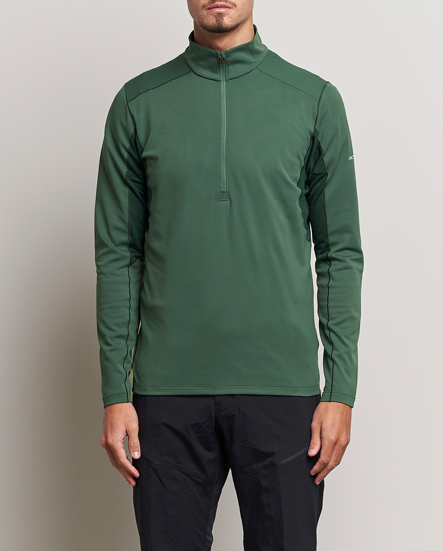 Herr | Tröjor | Arc'teryx | Rho Hybrid Half-Zip Boxcar Green