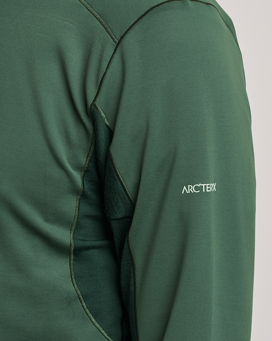 Herr | Tröjor | Arc'teryx | Rho Hybrid Half-Zip Boxcar Green