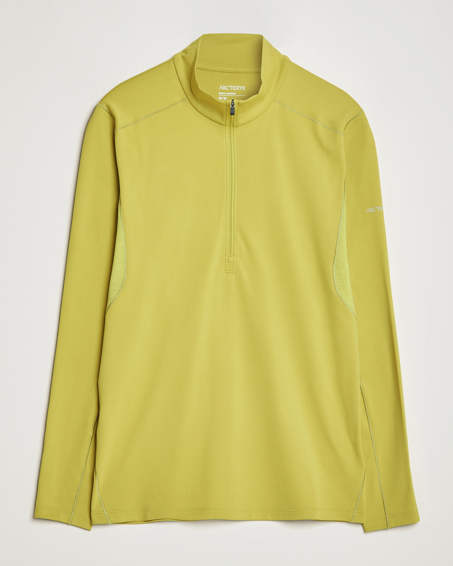 Herr | Tröjor | Arc'teryx | Rho Hybrid Half-Zip Lampyre Yellow