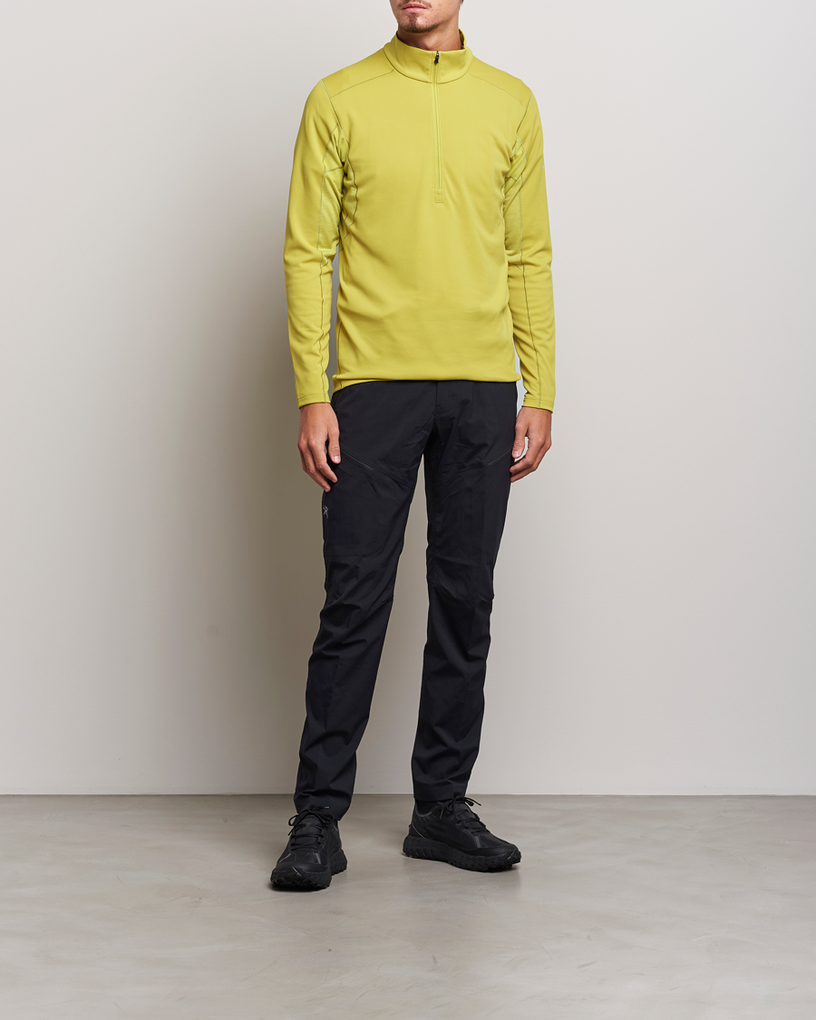 Herr | Tröjor | Arc'teryx | Rho Hybrid Half-Zip Lampyre Yellow