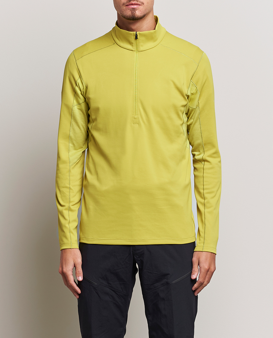 Herr | Half-zip | Arc'teryx | Rho Hybrid Half-Zip Lampyre Yellow