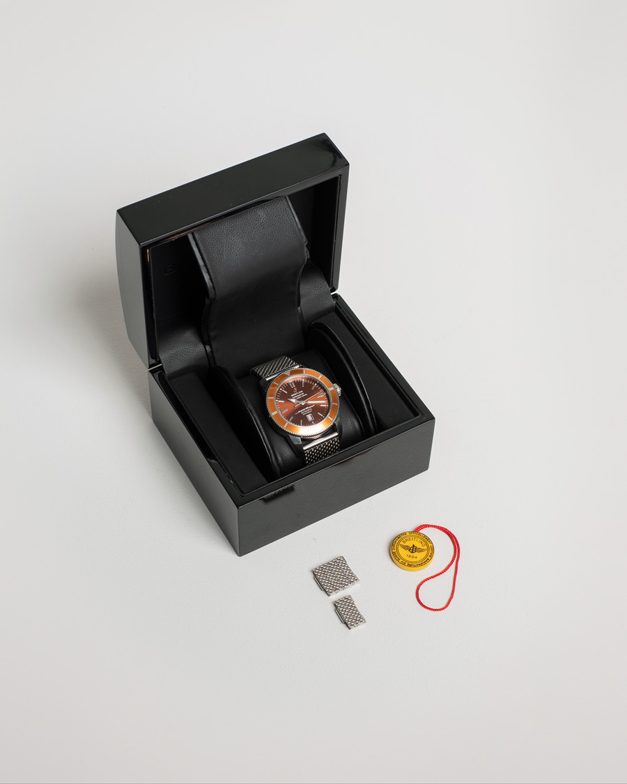 Herr | Breitling Pre-Owned Superocean Heritage 46 A17320 Steel Brown | Breitling Pre-Owned | Superocean Heritage 46 A17320 Steel Brown