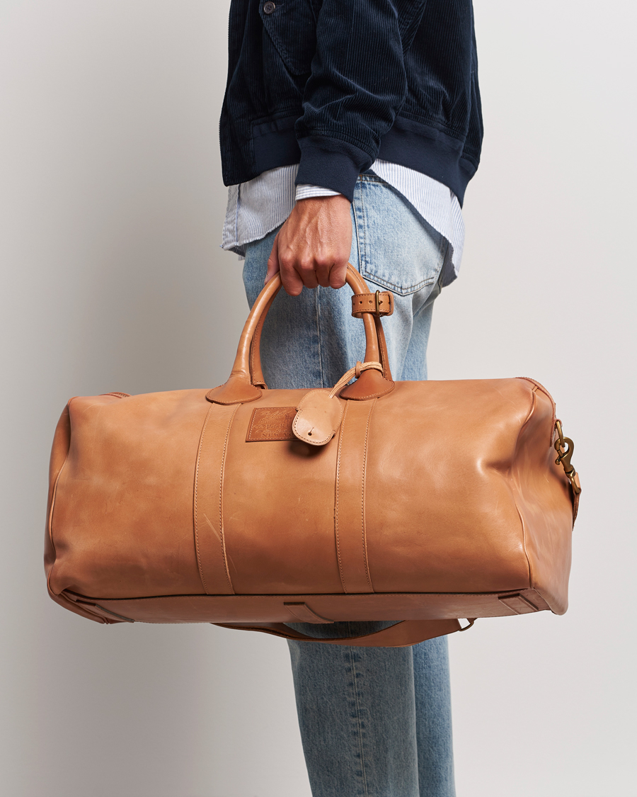 Herr | Weekendbags | Polo Ralph Lauren | Heritage Leather Dufflebag Tan