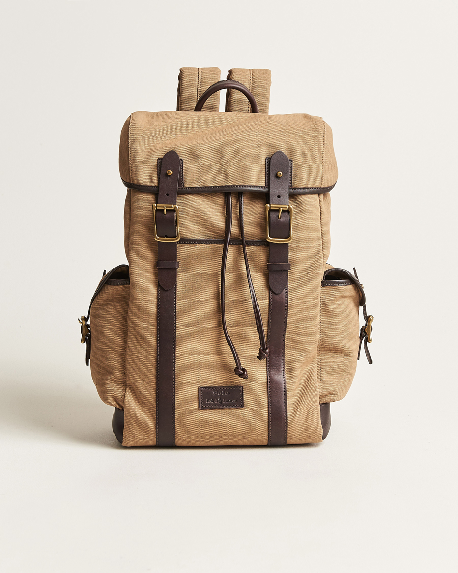 Herr | Polo Ralph Lauren Canvas Backpack Tan | Polo Ralph Lauren | Canvas Backpack Tan