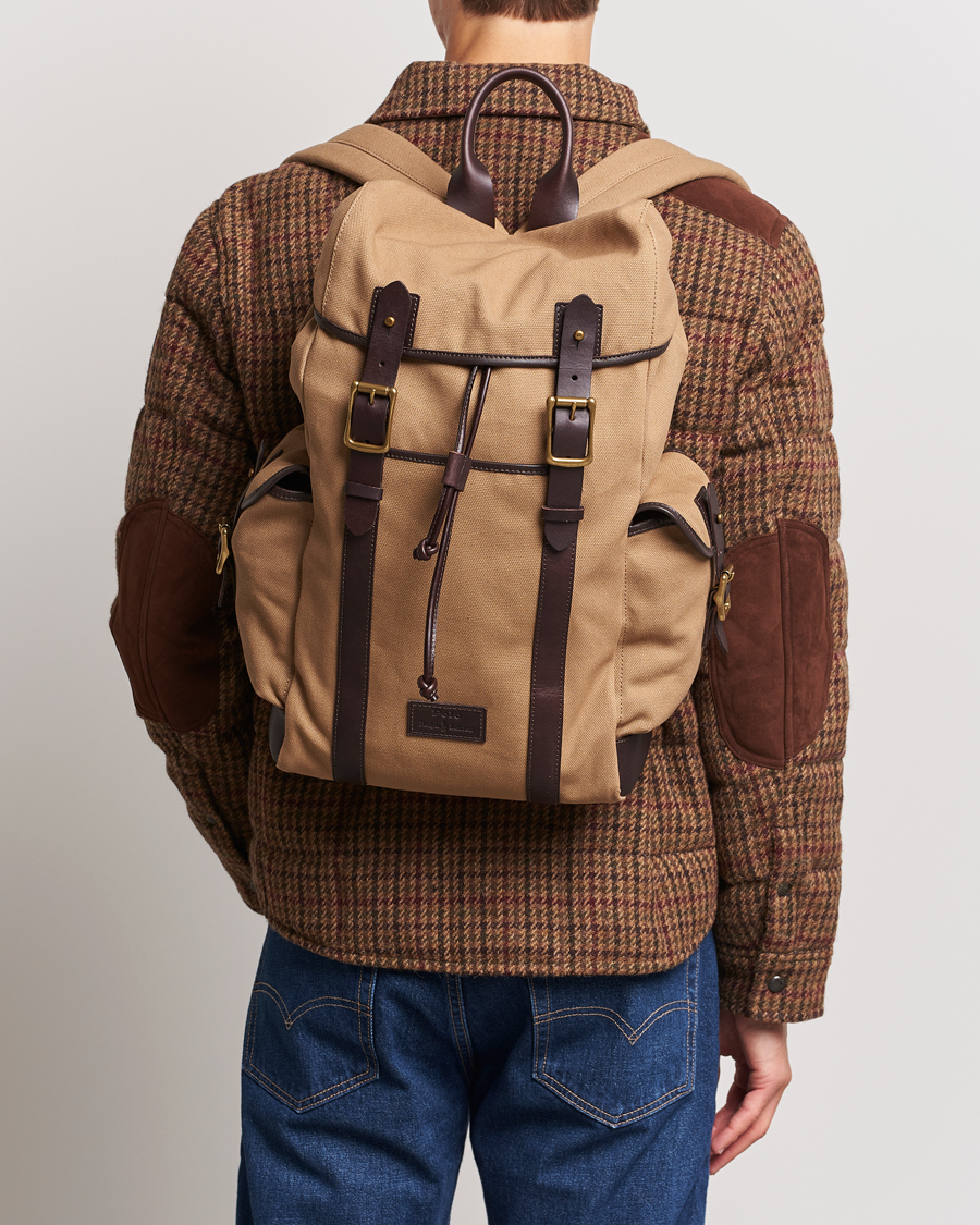 Herr | Polo Ralph Lauren Canvas Backpack Tan | Polo Ralph Lauren | Canvas Backpack Tan