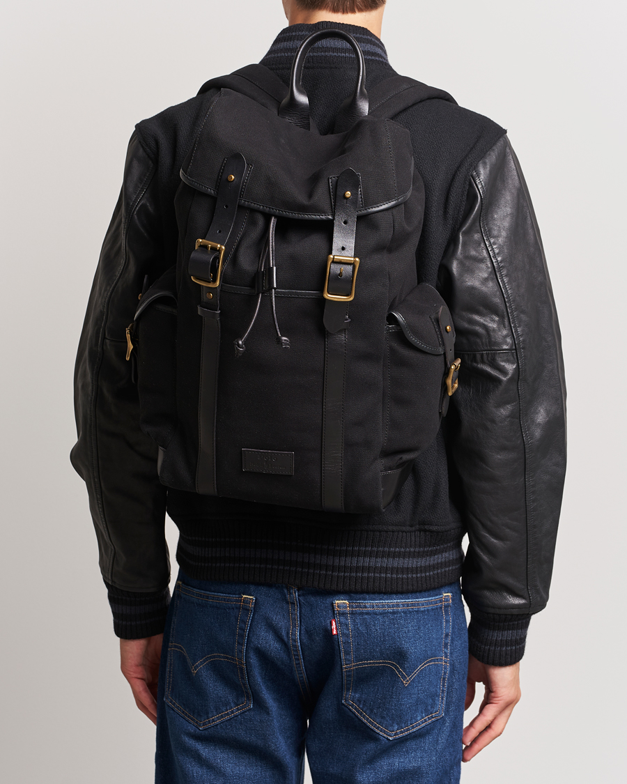 Herr | Polo Ralph Lauren Canvas Backpack Black | Polo Ralph Lauren | Canvas Backpack Black