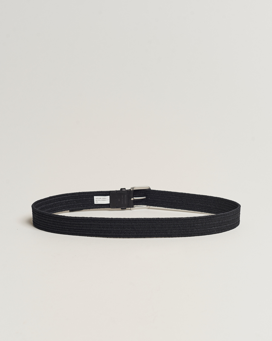 Herr | Flätade bälten | Polo Ralph Lauren | Braided Cotton Elastic Belt Polo Black