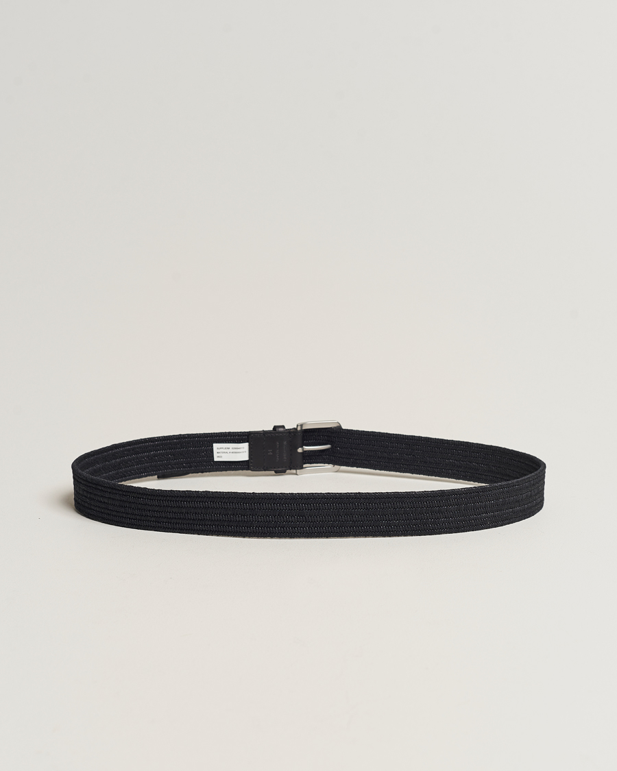 Herre |  | Polo Ralph Lauren | Braided Cotton Elastic Belt Polo Black