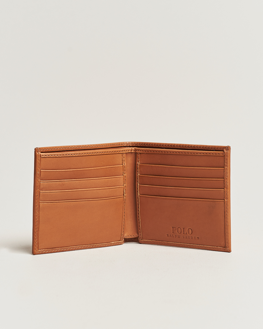 Herr | Vanliga plånböcker | Polo Ralph Lauren | Leather Billfold Wallet Tan