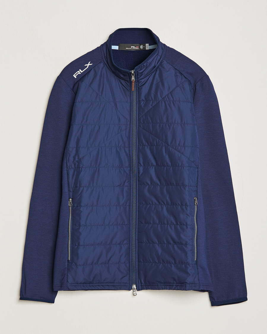 Herr | Tröjor | RLX Ralph Lauren | Performance Wool Full Zip French Navy