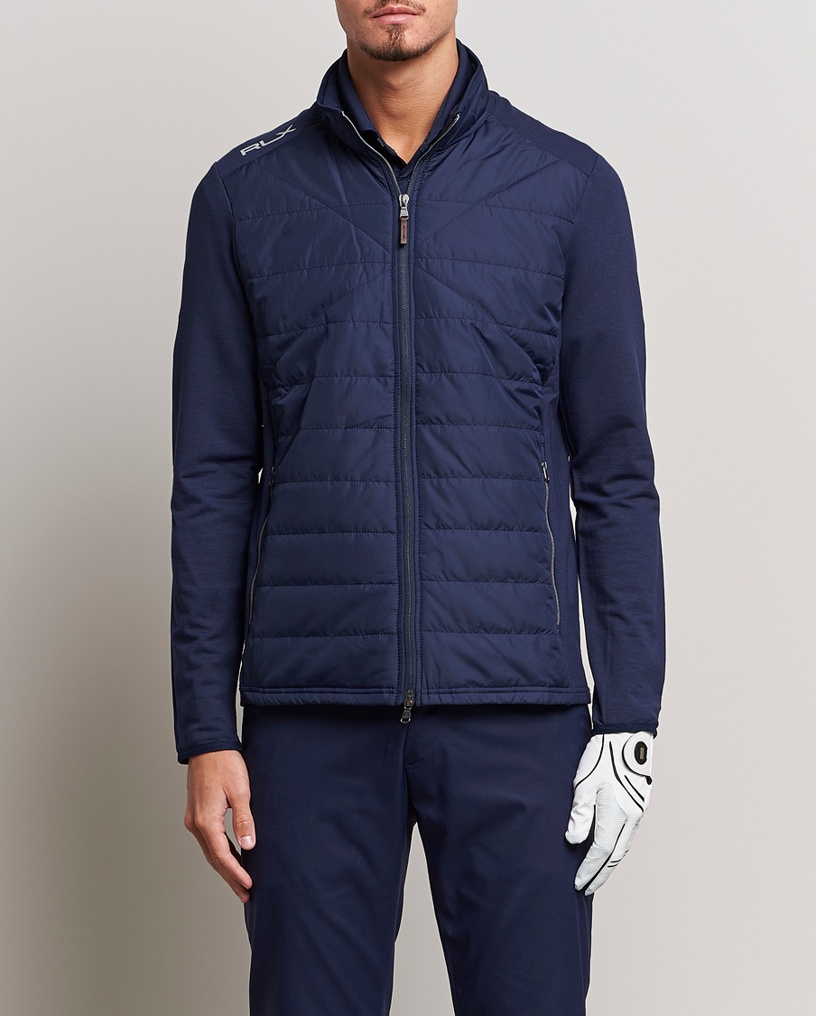 Herr | Tröjor | RLX Ralph Lauren | Performance Wool Full Zip French Navy