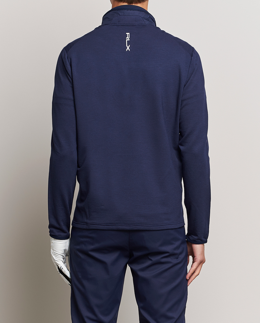 Herr | Tröjor | RLX Ralph Lauren | Performance Wool Full Zip French Navy