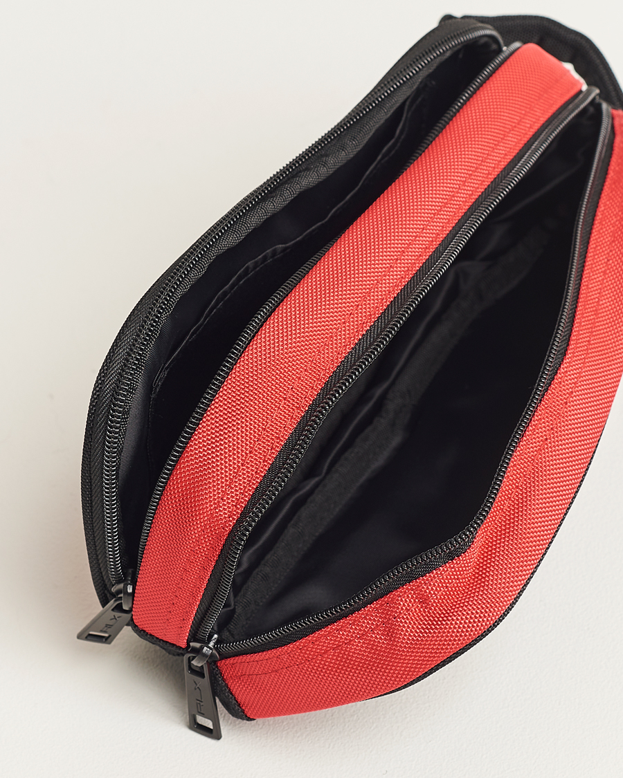 Herr | RLX Ralph Lauren Large Washbag Black/Red | RLX Ralph Lauren | Large Washbag Black/Red