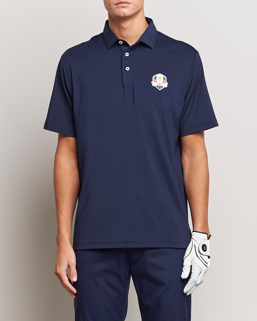 Herr | Pikéer | RLX Ralph Lauren | Ryder Cup Airflow Polo French Navy