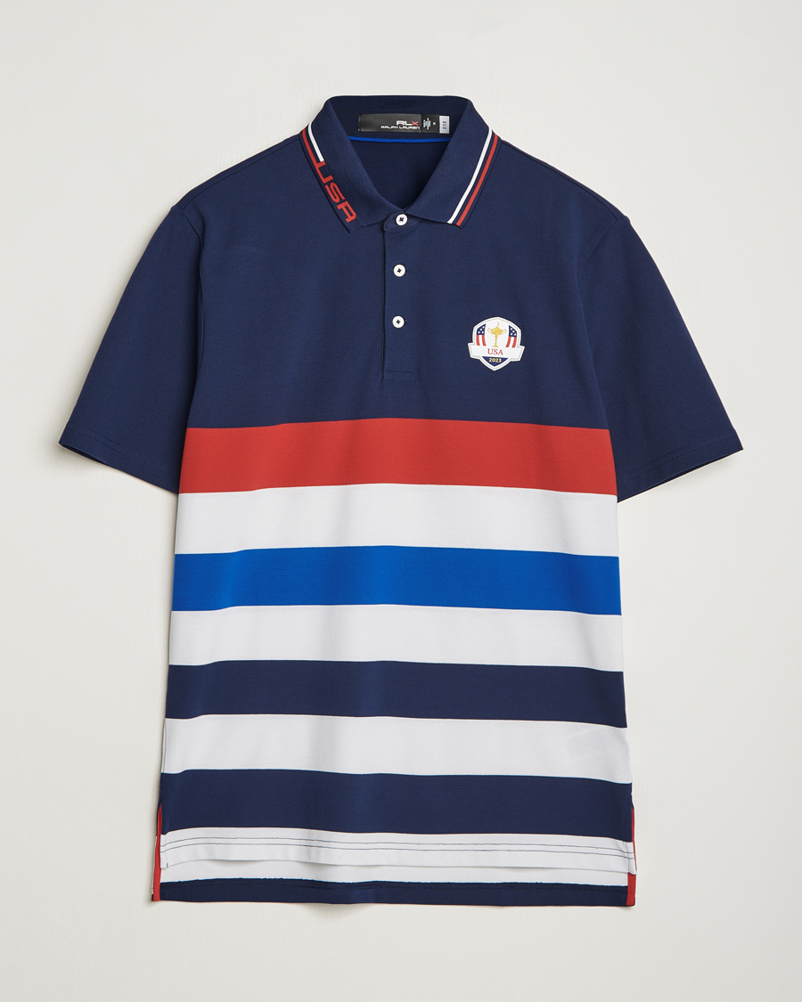 Herr | Pikéer | RLX Ralph Lauren | Ryder Cup Stripe Pique French Navy/Multi