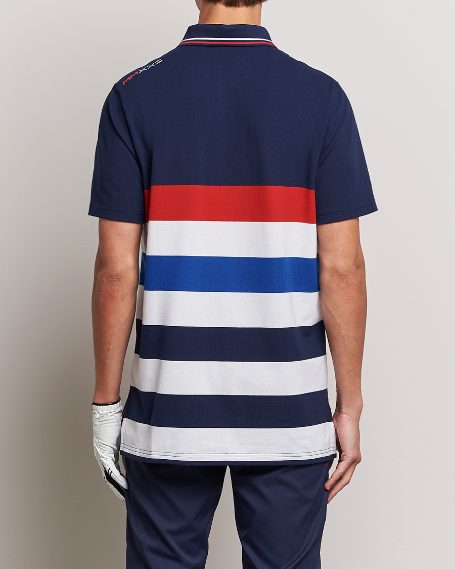 Herr | Pikéer | RLX Ralph Lauren | Ryder Cup Stripe Pique French Navy/Multi