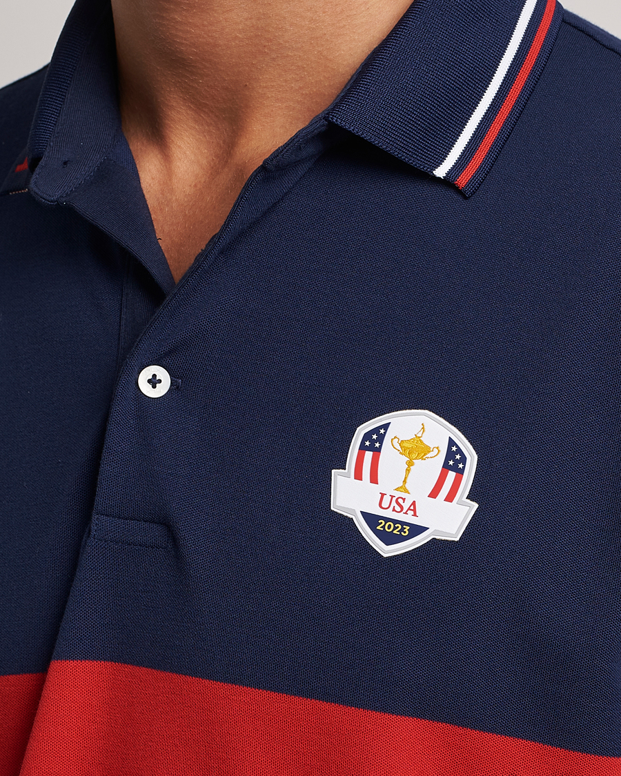 Herr | Pikéer | RLX Ralph Lauren | Ryder Cup Stripe Pique French Navy/Multi