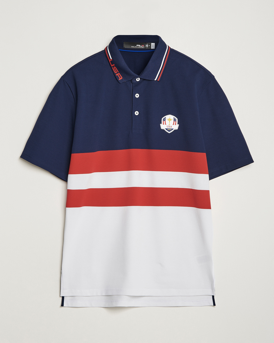 Herr | Pikéer | RLX Ralph Lauren | Ryder Cup Pique Pure White/Multi