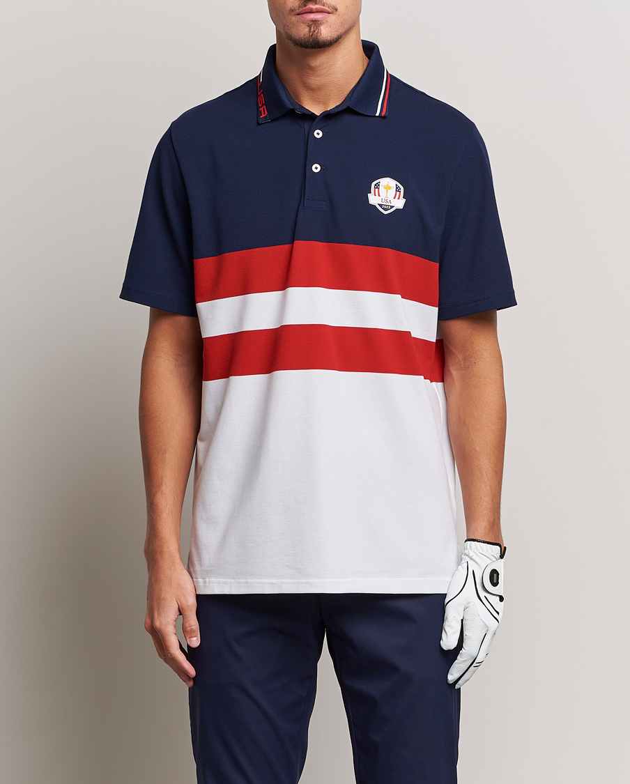 Herr | Pikéer | RLX Ralph Lauren | Ryder Cup Pique Pure White/Multi