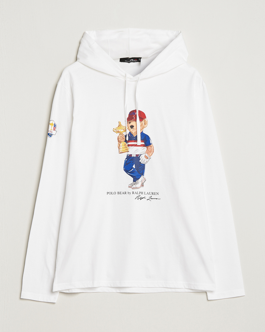 Herr | Tröjor | RLX Ralph Lauren | Ryder Cup Bear Hoodie Pure White