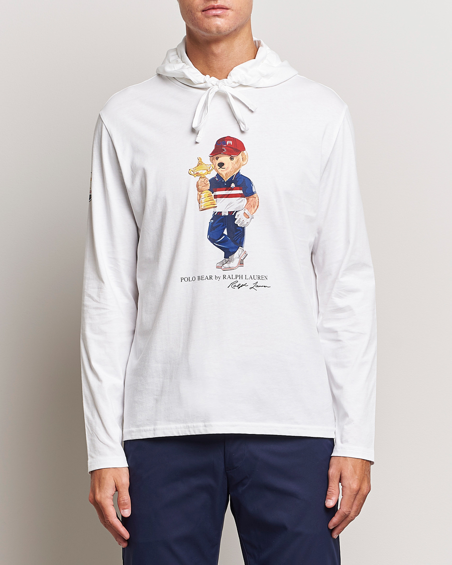 Herr | Tröjor | RLX Ralph Lauren | Ryder Cup Bear Hoodie Pure White
