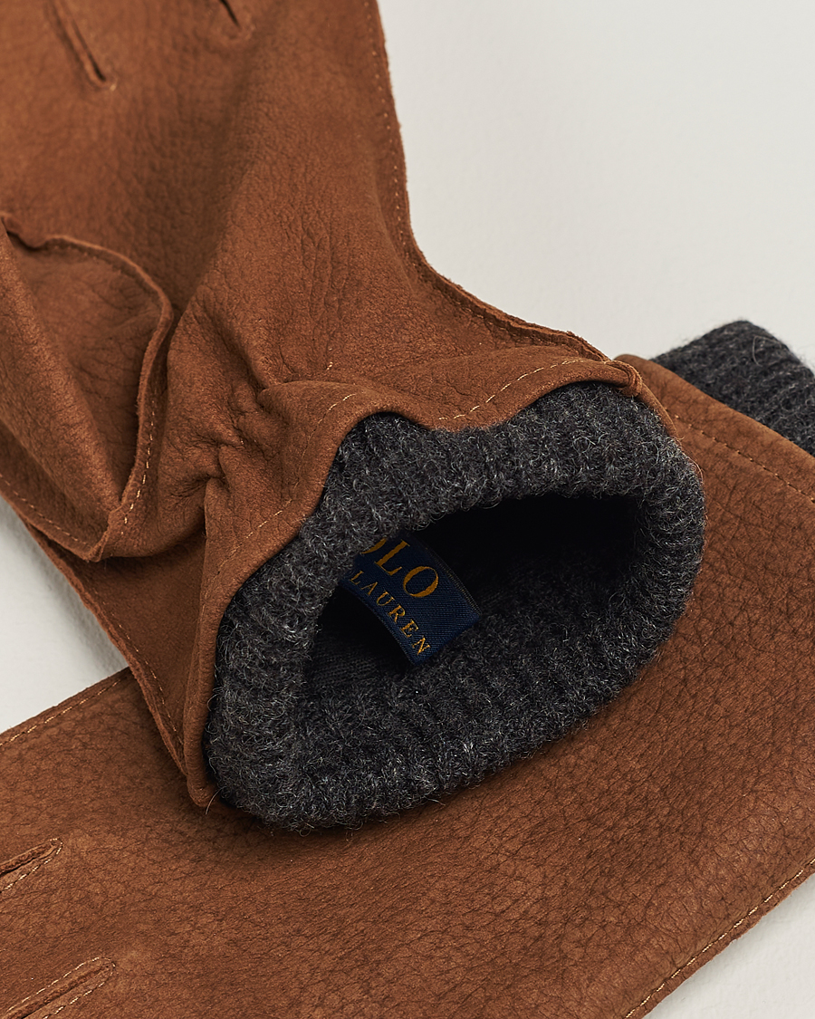 Herr | Polo Ralph Lauren Leather Gloves Tan | Polo Ralph Lauren | Leather Gloves Tan