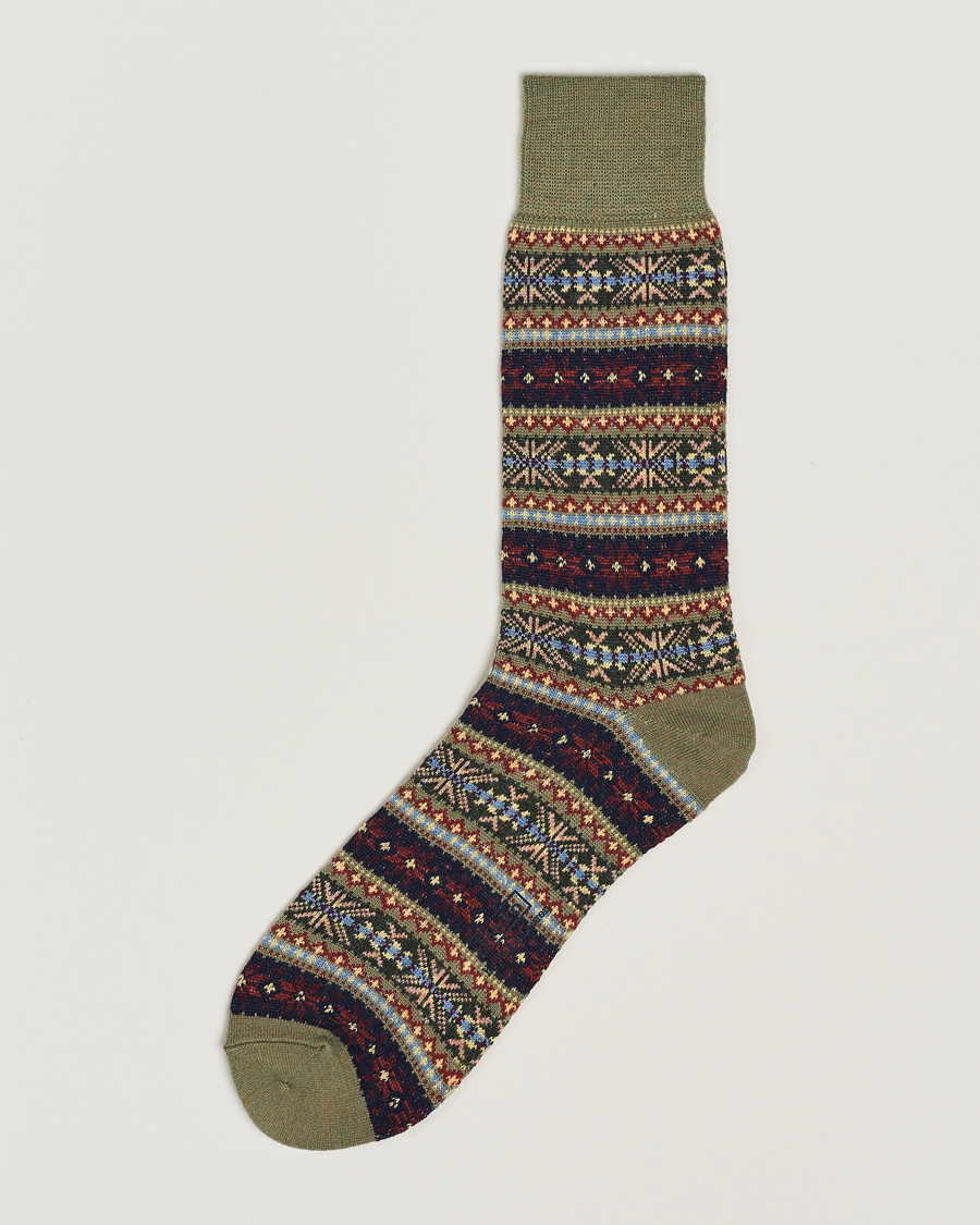 Herr | Underkläder | Polo Ralph Lauren | Wool Fairisle Socks Loden