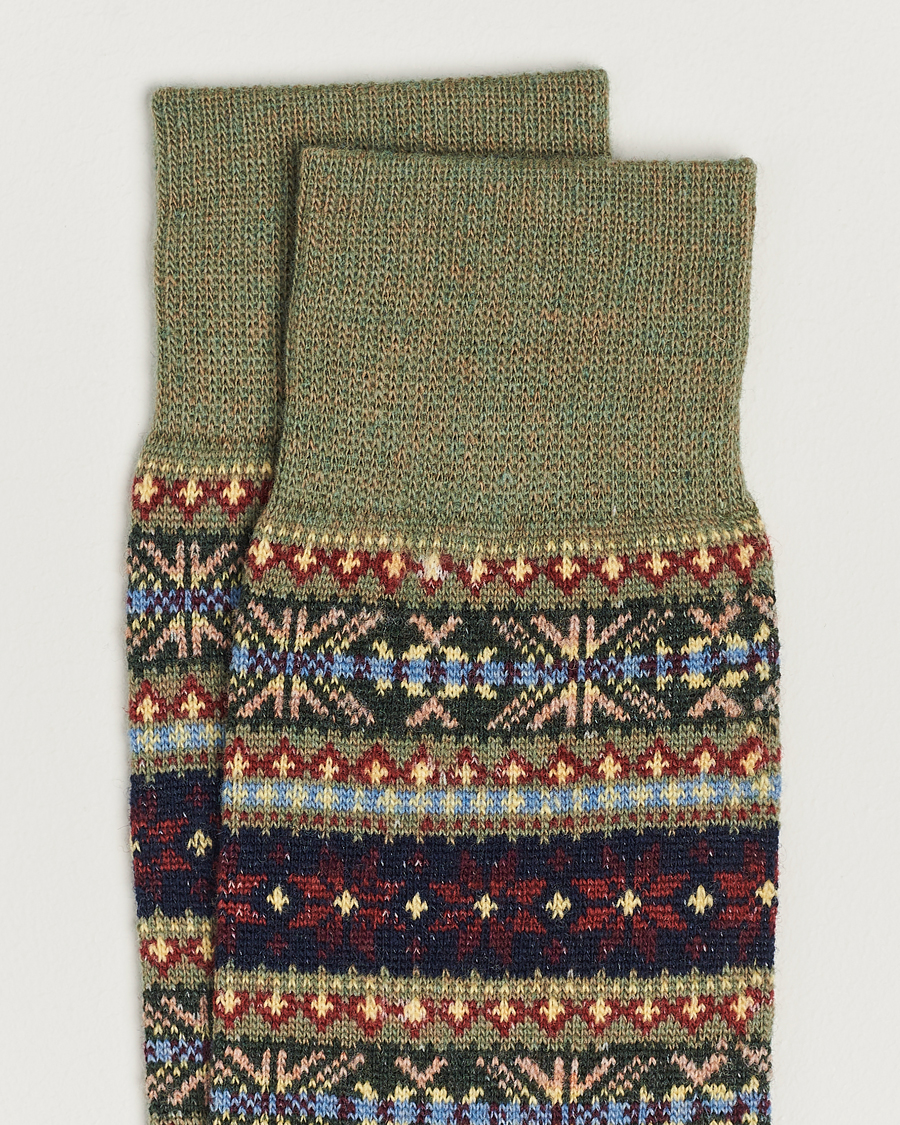 Herr | Underkläder | Polo Ralph Lauren | Wool Fairisle Socks Loden