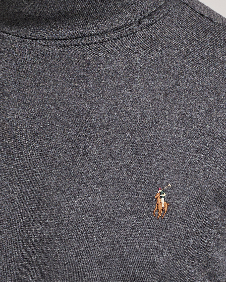Herr | Tröjor | Polo Ralph Lauren | Luxury Pima Cotton Rollneck Barclay Heather
